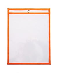 10 Dry Erase Pockets, Oversize 10 Inch x 13 Inch