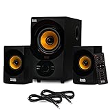 Acoustic Audio AA2170 Bluetooth 2.1 Home Speaker System with USB and 2 Extension Cables