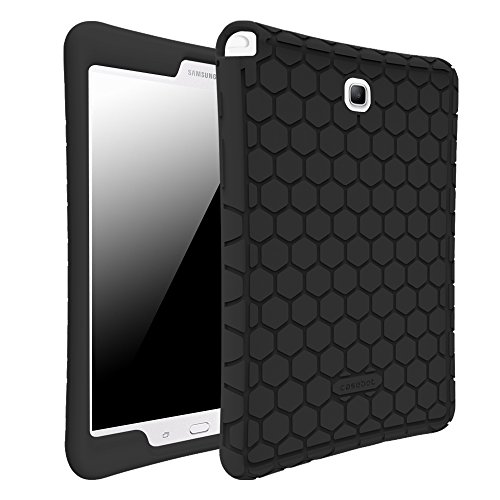 Samsung Galaxy Tab A 8.0 (2015) Case - Fintie Light Weight [Anti Slip] Shock Proof Silicone Protective Skin Cover for Samsung Galaxy Tab A 8-Inch Tablet SM-T350 (NOT fit 2017 Tab A 8.0), Black