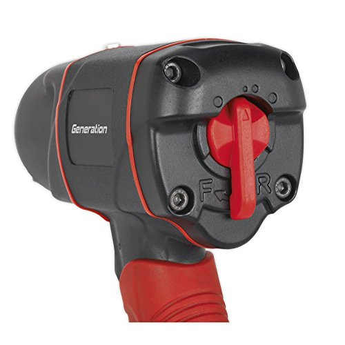 Sealey Gsa6006 Composite Air Impact Wrench 1/2Sq Drive Twin Hammer, White - Image 4