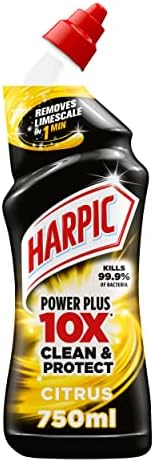 Harpic Power Plus Toilet Cleaning Gel Citrus 750ml 12x750ml 9.0L view 2