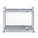 Seville Classics Expandable Under-Sink Shelf with Steel Mesh and Removable Panels