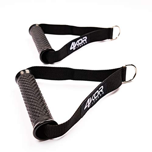 4KOR-Fitness-Resistance-Cord-System-with-Interchangeable-Handles-Protective-Nylon-Sleeves-Anchor-Straps-and-Carrying-Bag-Perfect-for-Dynamic-Warmups-Crossfit-and-Rehab