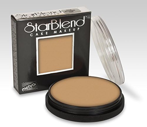 Mehron StarBlend Cake Makeup LT BEIGE BLUSH 24A- 2 oz. Wet / Dry