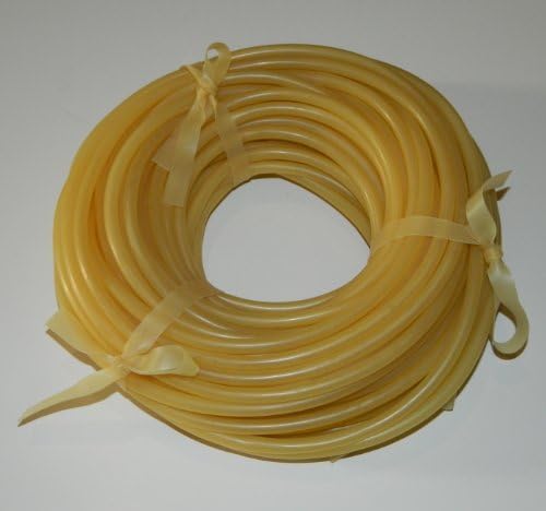 25 FEET - 1/4" - LATEX RUBBER TUBING - SURGICAL GRADE - 25' CONTINUOUS