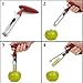Xubox Apple Corer, Good Grips Food Grade Stainless Steel Apple Core Remover with Sharp Serrated Blade, Premium Kitchen Utensil & Gadget for Coring, Perfect Tool for Pear & Other Fruits Core Remover