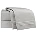 Nestl King Sheet Set - Luxury 1800 Ultra-Soft Microfiber King Bed Sheets - Double Brushed - Deep Pockets - Easy Fit - 4 Piece Set - Bedding Sheets & Pillowcases (King, Light Grey)