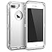 MAXCURY for iPhone 8 Plus, iPhone 7 Plus Case, Heavy Duty Anti-Shock Hybrid Protective Clear TPU & PC 3 in 1 Dual Layer Shockproof Cover for iPhone 6 Plus/6s Plus in 5.5 Inch (Clear)