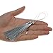 Bilipala Silver Thread Bookmark Tassels for Jewelry Making, Souvenir, Bookmarks, DIY Craft Supplies, 10 Counts