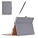 ProCase for iPad Pro 12.9 2017/2015 Case (1st & 2nd Generation), Stand Folio Case Cover for iPad Pro 12.9 Inch (Old Model 2017/2015), with Multiple Viewing Angles, Pencil Holder -Gray