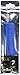 Denman 3 Row Comb Metallic Blue