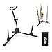 Eastar Saxophone Stand Portable Alto Sax Stand Includes 2 Detachable Pegs for Flute/Clarinet with Storage Bag, 3 in 1, EST-004, Black