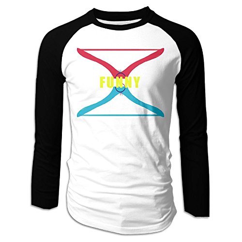 CHSMGS Male Hanger Raglan Long Sleeve Tshirt Graphic Normal Fit