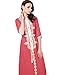 Baya Muslim Dress Dubai Kaftan for Women Half Sleeve Arabic Long Dress Abaya Islamic Clothing Girls Caftan Jalabiya 