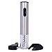Electric Wine Opener, Stainless Steel Rechargeable Wine Opener With Foil Cutter and Portable Charger