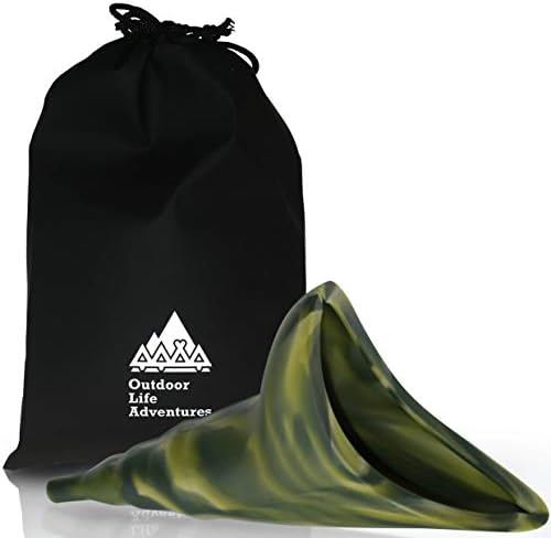 Female Urination Device – Lets You Pee Standing Up – Discreet Reusable & Portable Urinal Funnel Women – Perfect Travel, Outdoor Activities, Camping, Hiking, Festivals – Includes Carry Bag