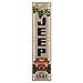 Open Road Brands Jeep Embossed Tin Vertical Sign