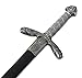 Vulcan Gear Medieval Middle Ages Sword with Matching Scabbard - Choose Your Style