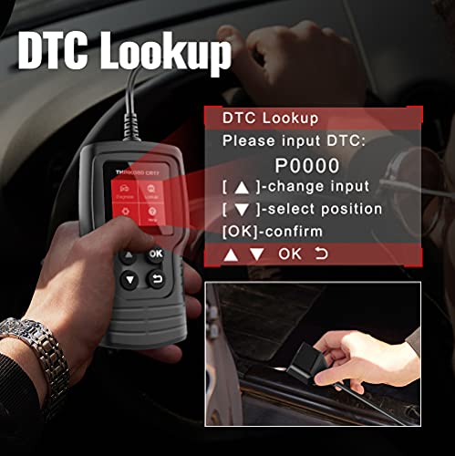 Thinkcar CR17 OBD2 Scanner, Check Engine Code Reader Car Diagnostics Scan Tool, OBD Reader Scaner Vehiculo for All CAN OBD II Protocol Cars Since 1996