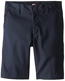 Dickies Big Boys' Flat Front School Uniform Short, Dark Navy, 10 Regular
