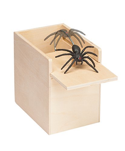 Spider Surprise - Scare Box, Hilarious Practical Joke Money Box