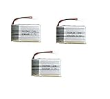 Tzou 3pcs Upgraded Syma X5C X5 3.7V 600mAh 25C Lipo Battery