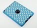 ULAK iPad Air Case, Dual Layer Hybrid Case Cover for Apple iPad Air iPad 5 (2013 Model) (Polka Dot/Blue)