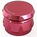 Chromium Crusher Drum 2.5 Inch 4 Piece Tobacco Spice Herb Grinder -Passion Pink