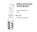 Amber Glass Empty Nasal and Oral Sprayer for Colloidal Silver and Saline Applications, Empty 30ml (1oz) 2-Pack