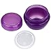Beauticom 36 Pieces 30G/30ML (1 Oz) Purple Frosted Container Jars with Inner Liners for Scrubs, Oils, Salves, Creams, Lotions, Medication, Cosmetics - BPA Free