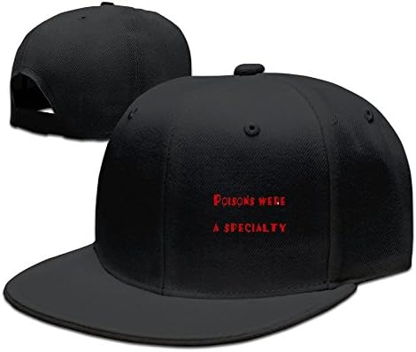 HeJingShun POISONS Were A Specialty New Fashion Cotton Baseball Cap Adjustable Trucker Hats For Outdoor Sport Black