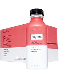 Soylent Meal Replacement Drink, Nectar, 14 Fl Oz (Pack of 12)