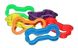 Set of 3 Assorted Color Dog Bone Cookie Cutters 2.25