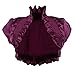 Imagenation Charmeuse Satin Short Sleeve Shrug Bolero