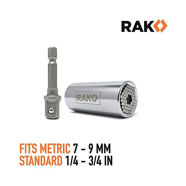 RAK Universal Socket Tool Super Socket Unscrew Any Bolt Gifts for