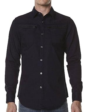 G Star Raw New RILEY Shirt L/S in Raw Tank Denim