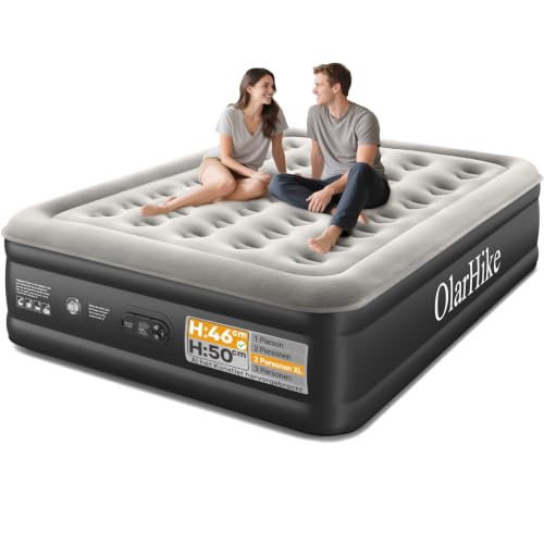 OlarHike Luftmatratze selbstaufblasend 152x203x46 cm Luftbett 2 Personen