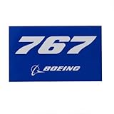 767 Blue Sticker