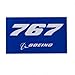767 Blue Sticker
