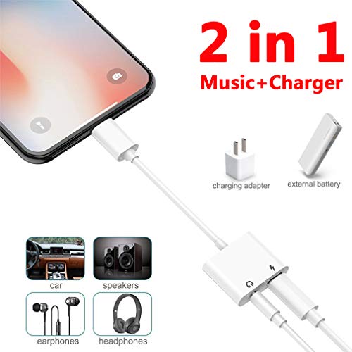 image for YWHYMA Adapter Compatible for Phone X/XS/XS max/XR/8/8Plus Phone 7/7Pl