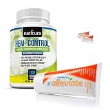 Naticura Alleviate Hemorrhoid Treatment Specially Priced Bundle with Hem-Control Hemorrhoid Supplement and a Bonus