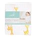 Aden by aden + anais Classic Crib Sheet, 100% Cotton Muslin, Super Soft, Breathable, Tailored Snug Fit, Safari Babes - Giraffe