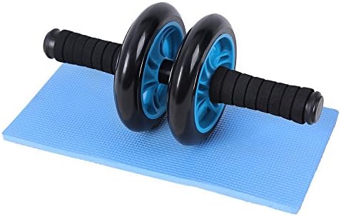 Najae Ab Wheel Roller with Knee Mat for Men Women Abdominal Core Workout Fitness Back Arms Exercise