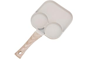 Emiif Nonstick Omelette Skillet 3-Cup Breakfast Frying Pan Eggs, Pancakes, Sandwiches, Gas Electric Induction Cooktops, 345 x