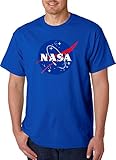 NASA Long Sleeve Shirt Meatball Logo Space Shuttle Rocket Science Geek Tee