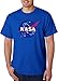 NASA Long Sleeve Shirt Meatball Logo Space Shuttle Rocket Science Geek Tee