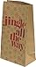 Christmas cookie and candy kraft lunch bags, 3 assorted holiday prints, 10.75