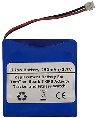 3.7V 250mAh Replacement Battery For TomTo m Spark 3 GPS Activity Tracker, Fitness Watch, PP332727