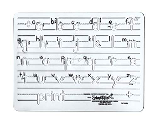 School-Rite, TEMPLATE MAUSCRIPT LOWERCASE 1