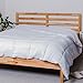 HOSPITOLOGY PRODUCTS White Comforter California King Hypoallergenic Duvet Insert Microfiber All Season Goose Down Alternative Quilted - Corner Loops - Box Stitched - Washable - 104